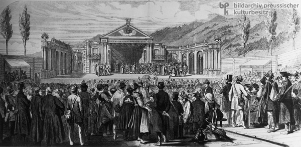 Das Passionsschauspiel in Oberammergau (1860)